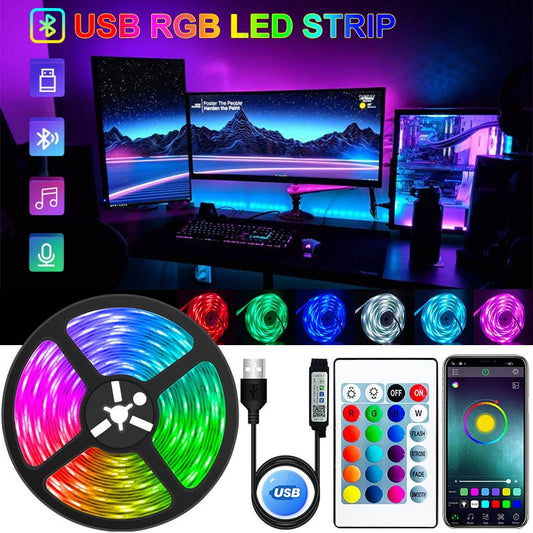 LED Strip Light USB Bluetooth RGB